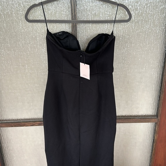 Gianna Sweetheart Slit Gown in Black size Small - Picture 8 of 9
